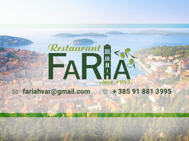 Restoran Faria, odličan restoran u centru Hvara, otok Hvar